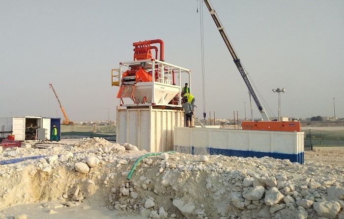 正道能源小型泥水分離設(shè)備施工現(xiàn)場